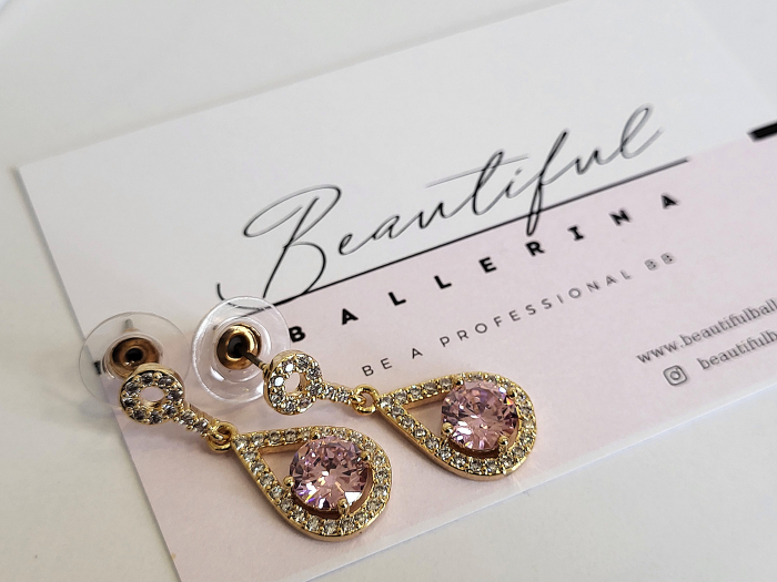 Special - Variation Earrings - Pink/Gold [2]
