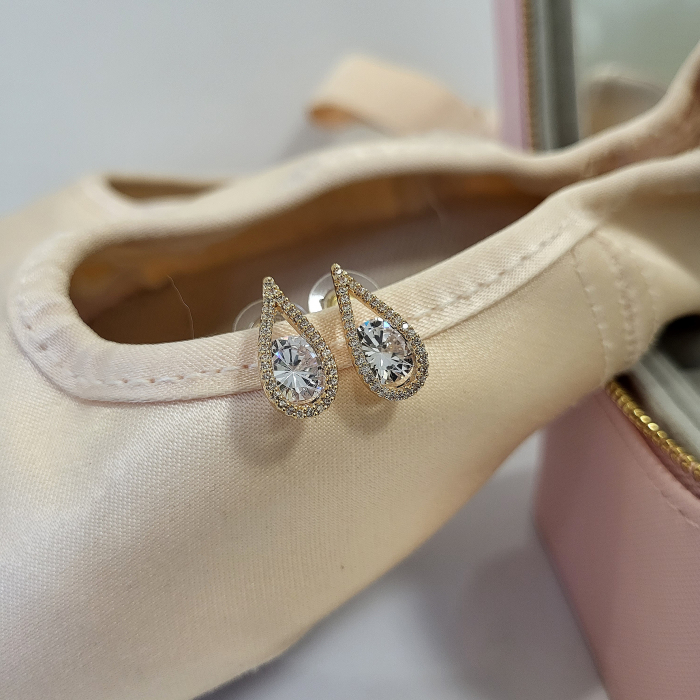 Variation Earrings - White/Gold [3]