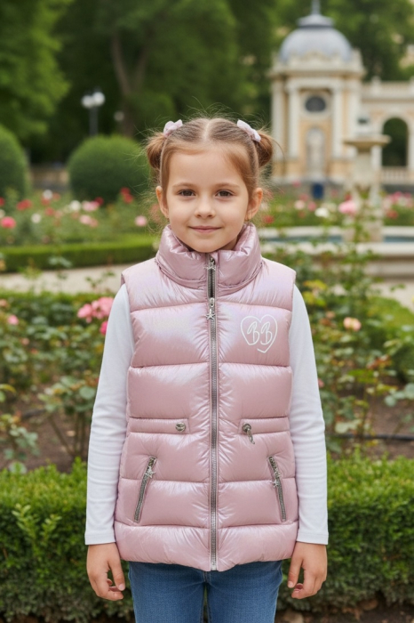 Vestă roz lungă pentru fete – Étoile - Beautiful Ballerina [6]