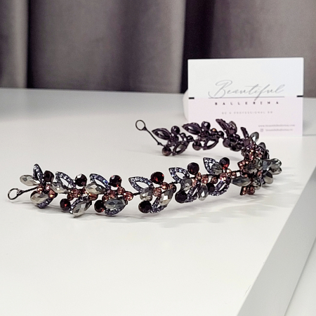 Accesoriu cu cristale strălucitoare - mov, roz, gri, modelator [4]