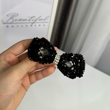Fundite / Bows - Accesoriu pentru păr, fundiță black – Beautiful Ballerina