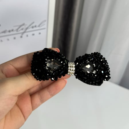 Accesoriu pentru păr, fundiță black – Beautiful Ballerina [1]