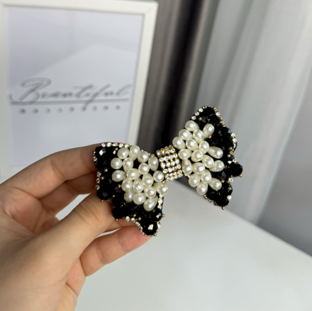 Fundite / Bows - Accesoriu Pro - black & white - in forma de fundita