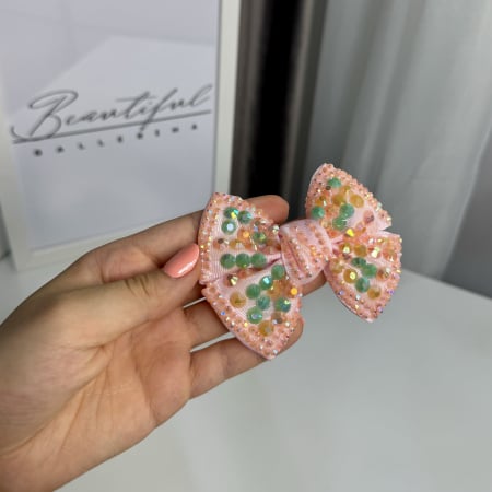 Accesoriu pentru păr, fundiță roz – Beautiful Ballerina [2]