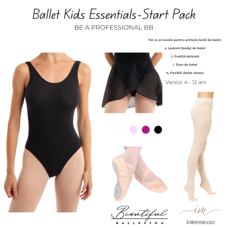 COPII - Ballet Kids Essentials – Start Pack for Kids – Intermezzo (Lover Cam), Black