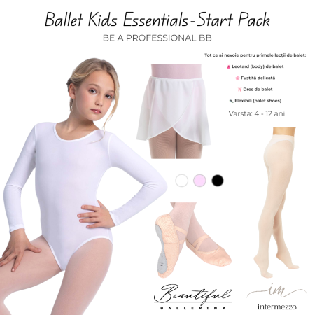 Ballet Kids Essentials – Start Pack for Kids – Intermezzo (Lover ML), White [1]