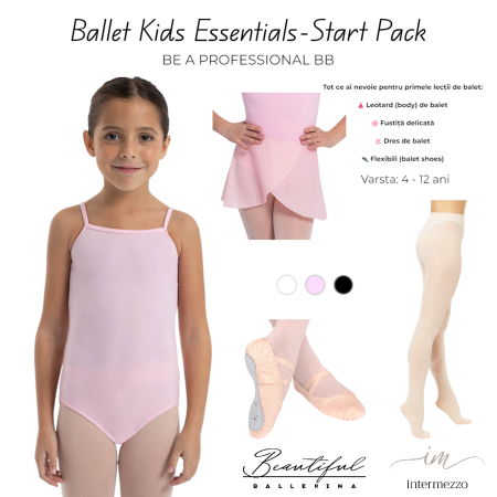 COPII - Ballet Kids Essentials – Start Pack for Kids – Intermezzo (Lover Strap), Pink