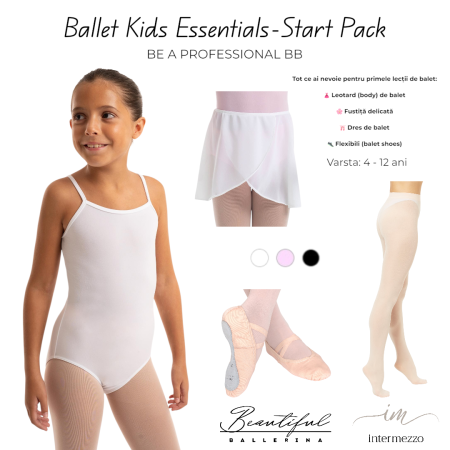 COPII - Ballet Kids Essentials – Start Pack for Kids – Intermezzo (Lover Strap), White