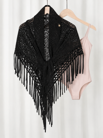 Ballet Warm-Up Shawl – Șal cu franjuri de încălzire pentru Balet [1]