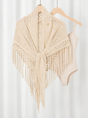 Ballet Warm-Up Shawl – Șal cu franjuri de încălzire pentru Balet [1]