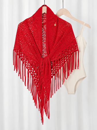 Ballet Warm-Up Shawl – Șal cu franjuri de încălzire pentru Balet [1]