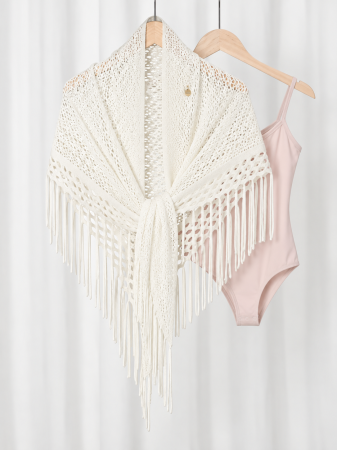 Ballet Warm-Up Shawl – Șal cu franjuri de încălzire pentru Balet [1]