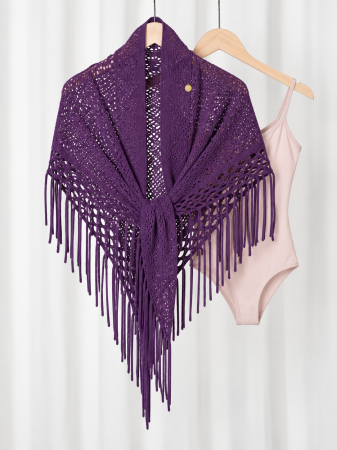 Ballet Warm-Up Shawl – Șal cu franjuri de încălzire pentru Balet [1]