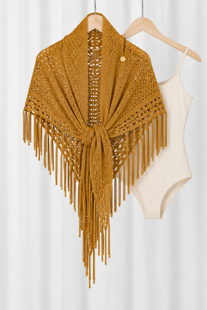 Ballet Warm-Up Shawl – Șal cu franjuri de încălzire pentru Balet [1]