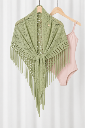 Ballet Warm-Up Shawl – Șal cu franjuri de încălzire pentru Balet [1]