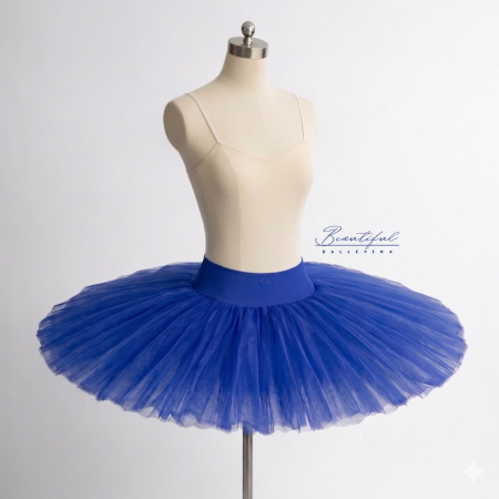 BALET - BB Signature Tutu - Royal Blue - Tutu profesional de repetiții - Albastru Royal