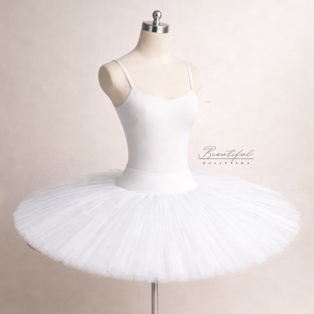 BALET - BB Signature Tutu - White - Tutu profesional de repetiții - Alb
