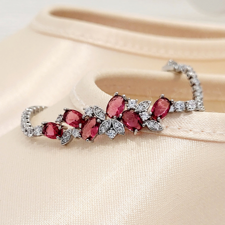 Bratara - Princess - silver and pink [3]