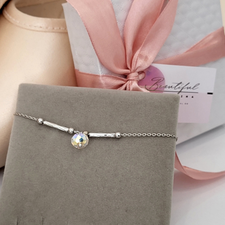 Bratara - Siam Round Swarovski [2]