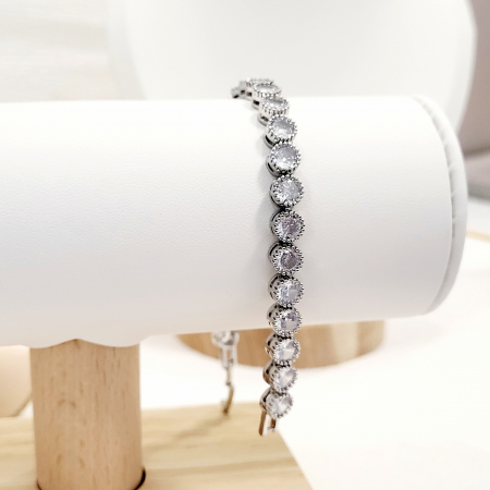 Bratara tip Swarovski - silver [1]