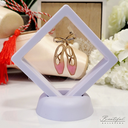 Brosa Martisor - in forma de poante, roz [3]