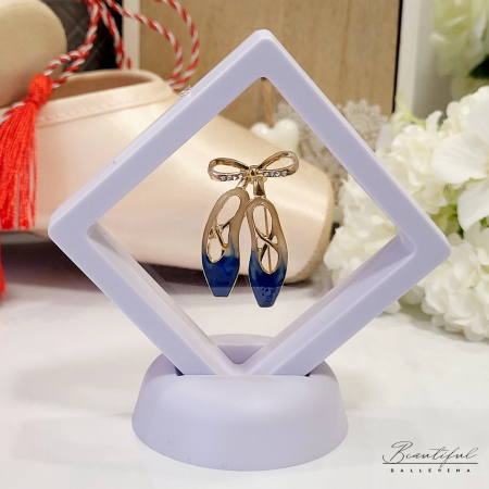 Brosa Martisor - in forma de poante, albastre [3]