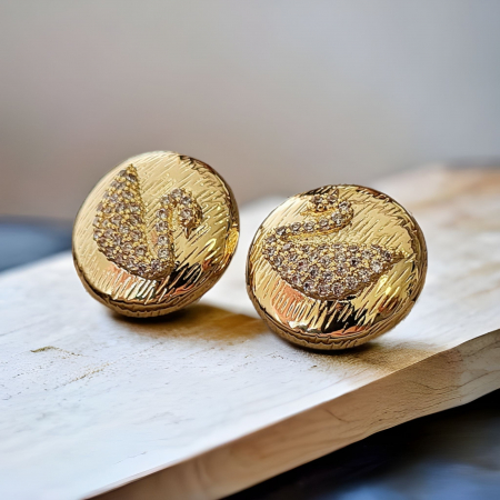 BIJUTERII - Cercei - Amyra Swan - gold
