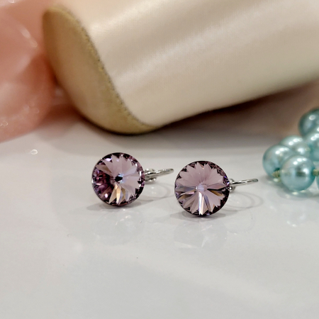 Cercei - BB Swarovski - lila [4]