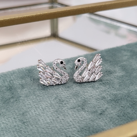 Cercei - Beautiful Swan - silver [3]