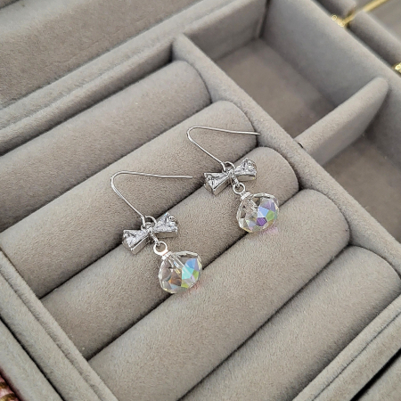 Cercei - Coquette - Swarovski - silver [5]