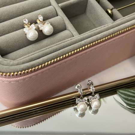 Cercei - Cute Pearl - rose gold [4]