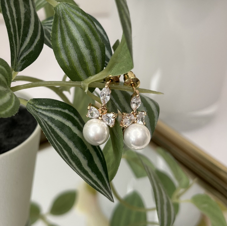 Elegance - Cercei - Cute Pearl - rose gold