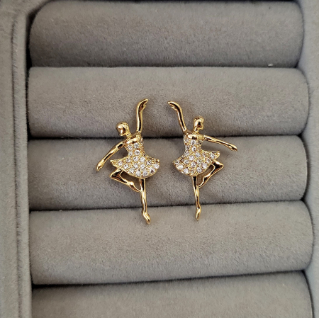 Cercei - Dancing Ballerina - Gold [1]