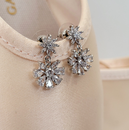 Cercei - Ella Flower - silver [4]
