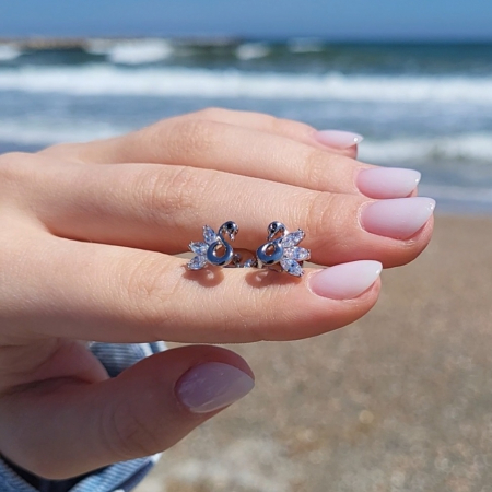 Cercei - Little Swan - Swarovski [6]