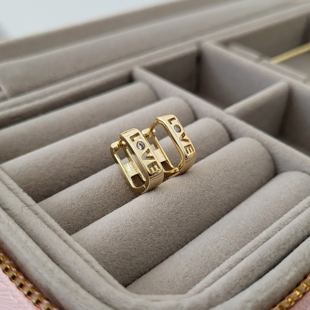 Cercei - Cercei - Gold Love - Swarovski