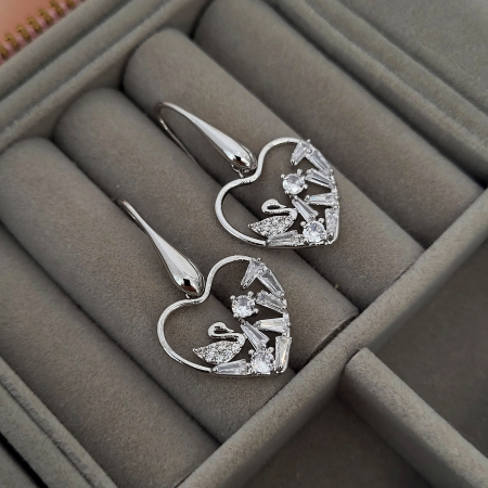 Cercei - Lovely Swan - silver [2]