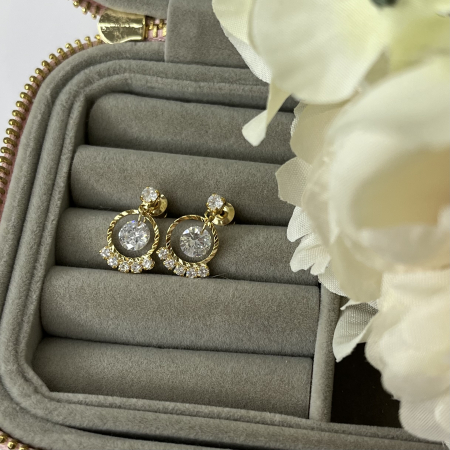 Cercei - Olivia Earrings - gold [3]