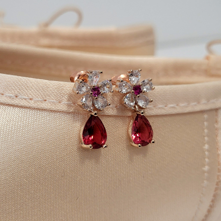 Cercei - Rosalia Earrings - Pink [3]
