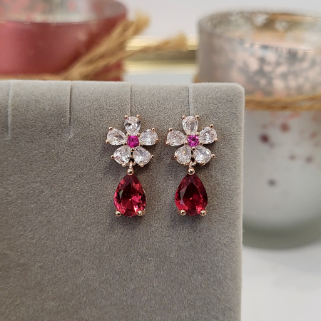 Elegance - Cercei - Rosalia Earrings - Pink