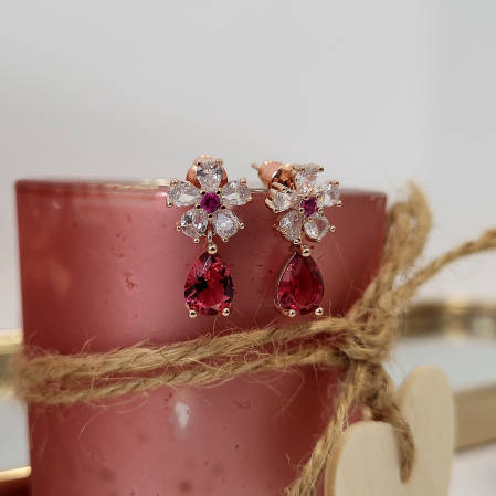 Cercei - Rosalia Earrings - Pink [4]