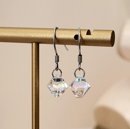Cercei - Cercei din Argint - Siam Diamond Swarovski