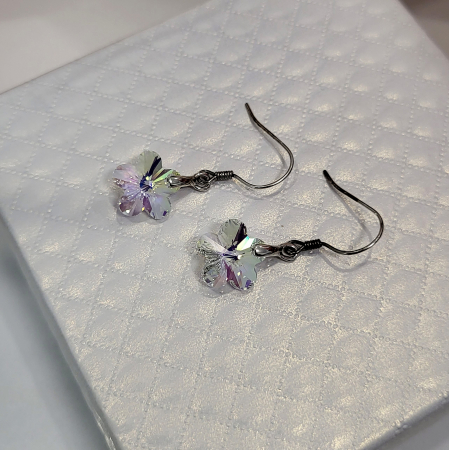 Cercei din Argint - Siam Flower Swarovski [1]