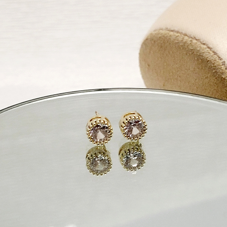 Cercei - Cercei tip Swarovski - gold