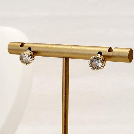 Cercei tip Swarovski - gold [1]