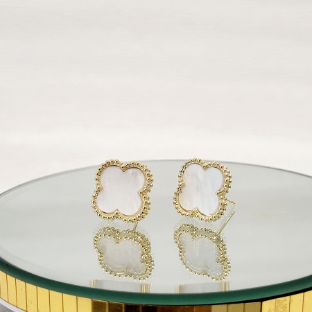 Inspired - Cercei tip Van Cleef - white & gold