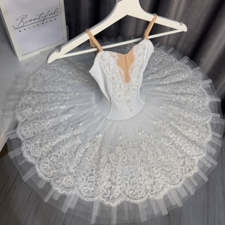 Costum de scenă - tutu de balet pentru copii - alb - Raymonda [3]
