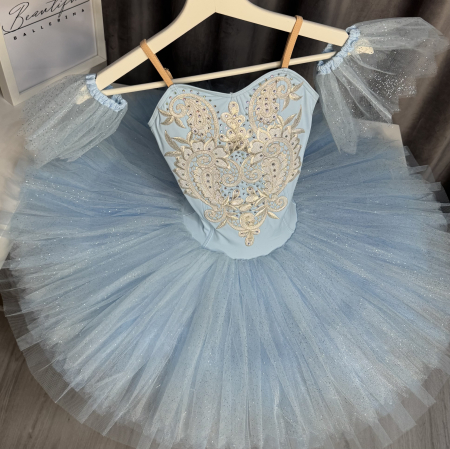 Costum de scenă - tutu de balet pentru copii - bleu - Queen of Dryads [5]