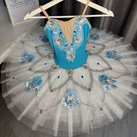 Costume de scenă - Costum de scenă - tutu de balet pentru copii - bleu și alb - Princess Florine