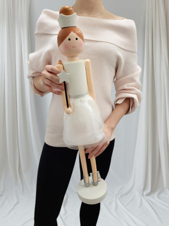 Christmas - Figurina Balerina - Spărgătorul de Nuci, mare, 64 cm